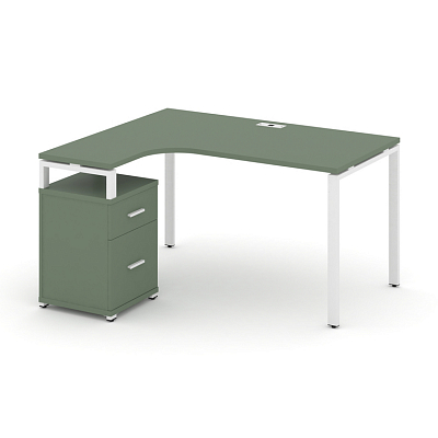 Стол эргономичный с опорной тумбой Concept CN.SA-308(L)