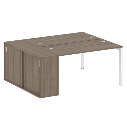 Бенч-система с шкафом-купе на П-обр. м/к Metal System Quattro 50БП.РС-СШК-1.3 фото 3 Бенч-система с шкафом-купе на П-обр. м/к Metal System Quattro 50БП.РС-СШК-1.3 фото 3