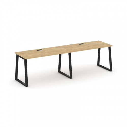 Style Project Рабочая станция 1 сторон. SN-6T1.ORS-013 Акация Лорка/Металл Антрацит/Заглушка Пластик