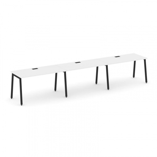 Style Project Рабочая станция 1 сторон. SN-4A.ORS-033 Дуб Табак/Металл Белый 4140*600*750 фото 2