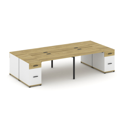 Бенч-система на 4 места с 2 опорными тумбами Concept CN.DRS-430 фото 6 Бенч-система на 4 места с 2 опорными тумбами Concept CN.DRS-430 фото 6