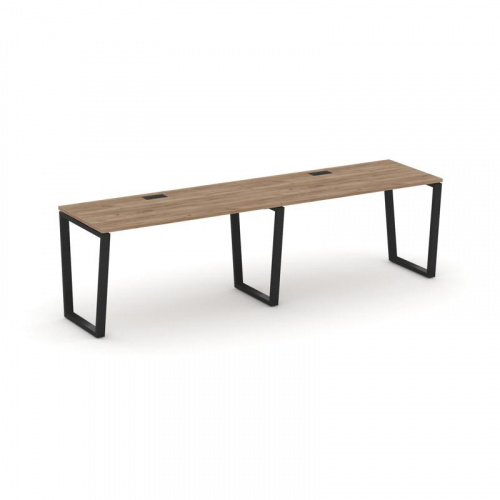 Style Project Рабочая станция 1 сторон. SN-6T2.ORS-014 Акация Лорка/Металл Антрацит/Заглушка Пластик фото 5