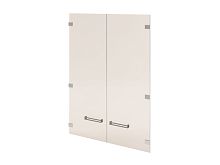 Двери средние стеклянные D-022