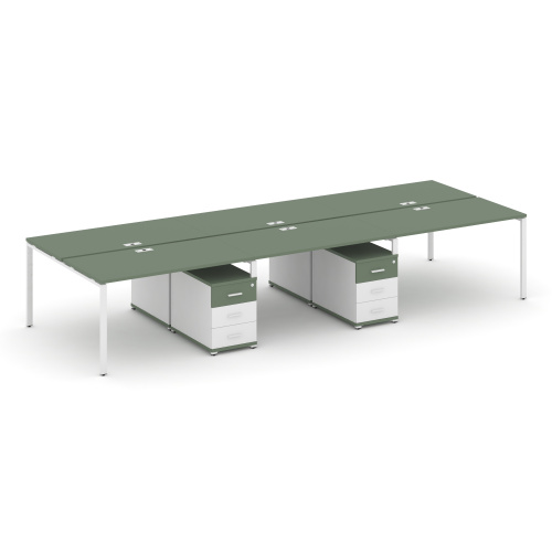 Бенч-система на 6 мест с 2 опорными тумбами Concept CN.DRS-342 фото 5 Бенч-система на 6 мест с 2 опорными тумбами Concept CN.DRS-342 фото 5