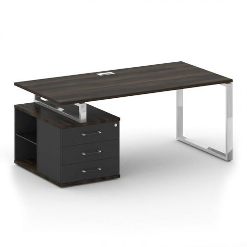 Стол руководителя с опорной тумбой Shift SK.SRT-180 (L) фото 3