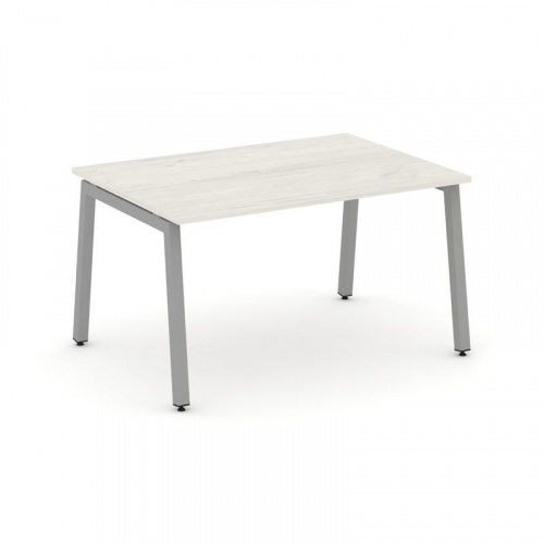 Style Project Стол переговорный SN-5A.SPRG-004.3 Тиквуд Светлый/Металл Белый 1580*980*750 фото 7