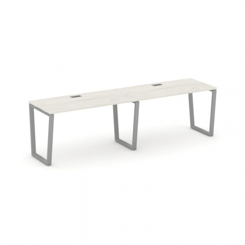 Style Project Рабочая станция 1 сторон. SN-6T2.ORS-014 Акация Лорка/Металл Антрацит/Заглушка Пластик фото 12