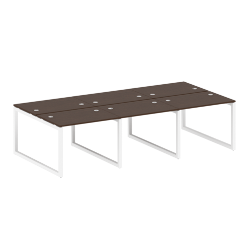 Бенч-система на 6 рабочих мест на О-обр. м/к Metal System Quattro 50БО.СМ-6.1 фото 12