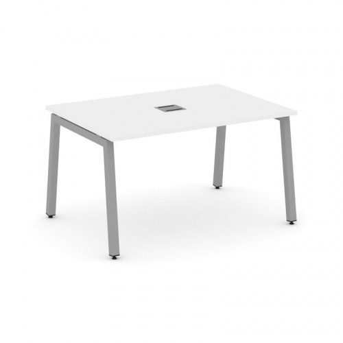 Style Project Стол переговорный SN-5A.SPRG-002 Акация Лорка/Металл Белый 1180*980*750 фото 2