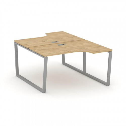 Style Project Рабочая станция эргоном. SN-6T2.DRPA-021 Акация Лорка/Металл Антрацит/Заглушка Пластик фото 2