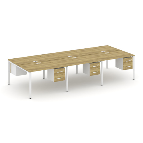 Бенч-система на 6 мест с подвесными тумбами Concept CN.DRS-154 фото 11 Бенч-система на 6 мест с подвесными тумбами Concept CN.DRS-154 фото 11