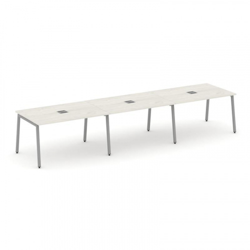 Style Project Стол переговорный SN-4A.SPRG-021 Тиквуд Светлый/Металл Антрацит 2940*980*750 фото 13