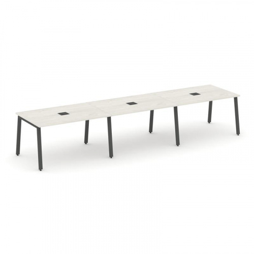 Style Project Стол переговорный SN-6A.SPRG-022 Белый/Металл Белый 3540*980*750 фото 25