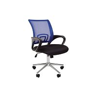 Кресло офисное Chairman 696 (Хром) (Сетка/Ткань)