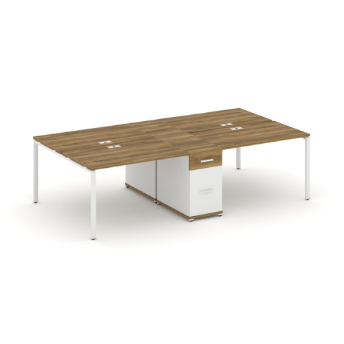 Бенч-система на 4 места с 1 опорной тумбой Concept CN.DRS-422 фото 8 Бенч-система на 4 места с 1 опорной тумбой Concept CN.DRS-422 фото 8