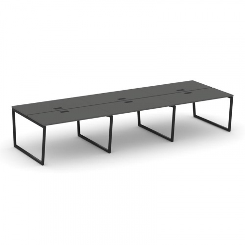 Style Project Рабочая станция 2-х сторон. SN-4T2.DRS-064 Акация Лорка/Металл Антрацит/Заглушка Пласт фото 6