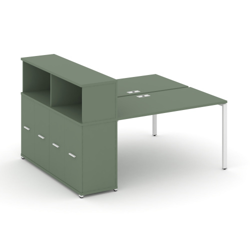 Бенч-система с опорным распашным шкафом Concept CN.DRS-228 Бенч-система с опорным распашным шкафом Concept CN.DRS-228