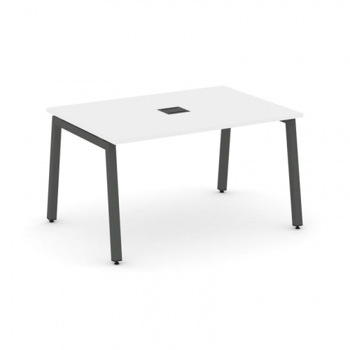 Style Project Стол переговорный SN-5A.SPRG-002 Акация Лорка/Металл Белый 1180*980*750 фото 27