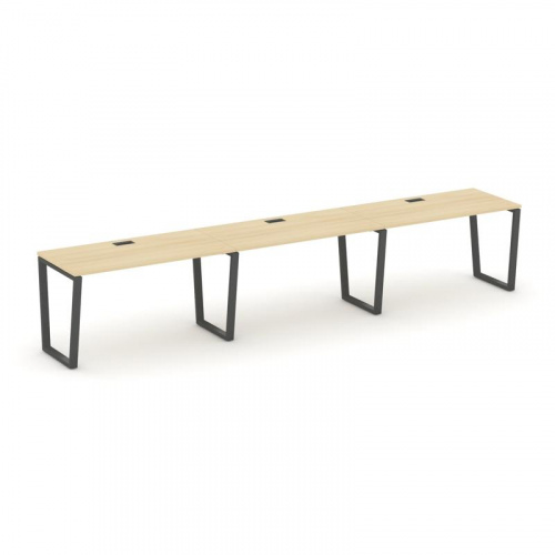 Style Project Рабочая станция 1 сторон. SN-6T2.ORS-041 Акация Лорка/Металл Антрацит/Заглушка Пластик фото 28