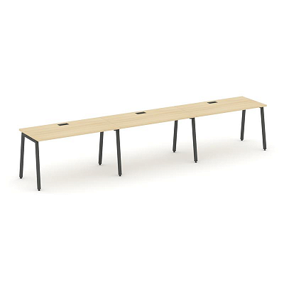 Style Project Рабочая станция 1 сторон. SN-4A.ORS-043 Акация Лорка/Металл Антрацит 4140*700*750