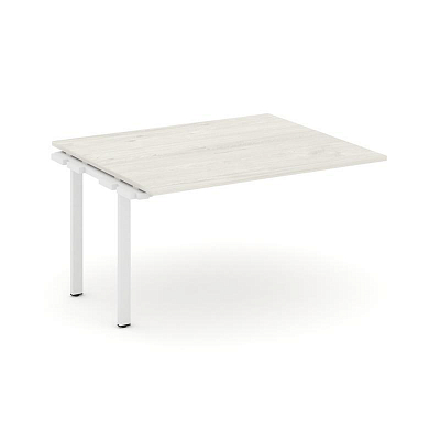 Style Project Проходной наб. элем. перег. стола SN-6P.NSPRG-032.3 Дуб Наварра/Металл Белый 1180*1180