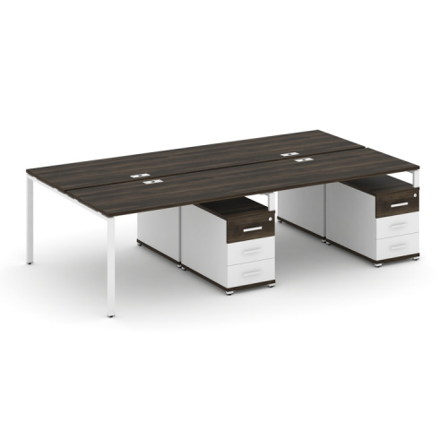 Бенч-система на 4 места с 2 опорными тумбами Concept CN.DRS-319 фото 10 Бенч-система на 4 места с 2 опорными тумбами Concept CN.DRS-319 фото 10