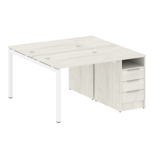 Бенч-система с тумбой на П-обр. м/к Metal System Quattro 50БП.РС-СТП-2.1 фото 4 Бенч-система с тумбой на П-обр. м/к Metal System Quattro 50БП.РС-СТП-2.1 фото 4