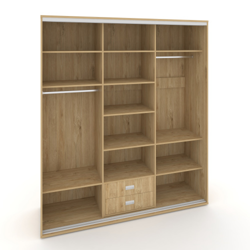 Корпус 3-х секционного шкафа высокого L=2369мм Maris SH.K3-6.1 K2 фото 3