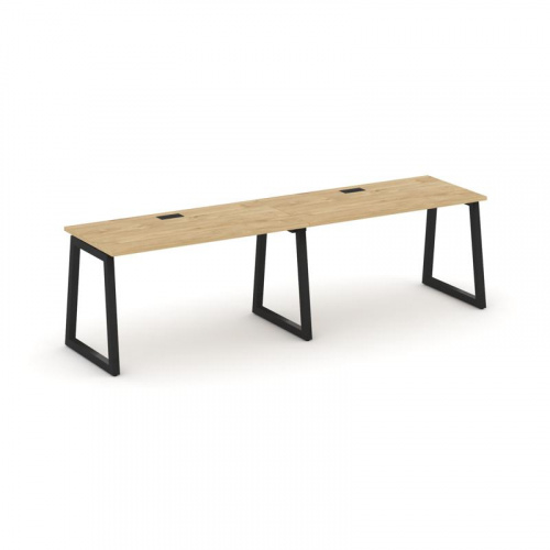 Style Project Рабочая станция 1 сторон. SN-5T1.ORS-011 Акация Лорка/Металл Антрацит/Заглушка Пластик