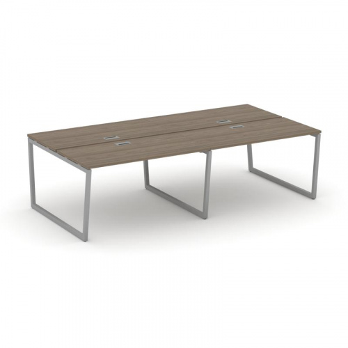 Style Project Рабочая станция 2-х сторон. SN-4T2.DRS-034 Акация Лорка/Металл Антрацит/Заглушка Пласт фото 13