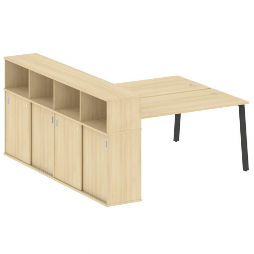 Бенч-система с шкафом-купе на А-обр. м/к Metal System БА.РС-СШК-4.4 фото 9