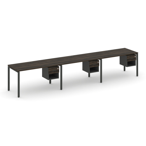 Бенч-система на 3 места с подвесными тумбами Concept CN.ORS-140 фото 3