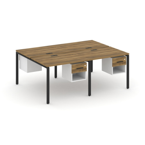 Бенч-система на 4 места с подвесными тумбами Concept CN.DRS-137 фото 7