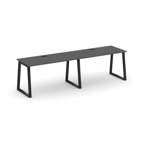 Style Project Рабочая станция 1 сторон. SN-6T1.ORS-013 Акация Лорка/Металл Антрацит/Заглушка Пластик фото 7