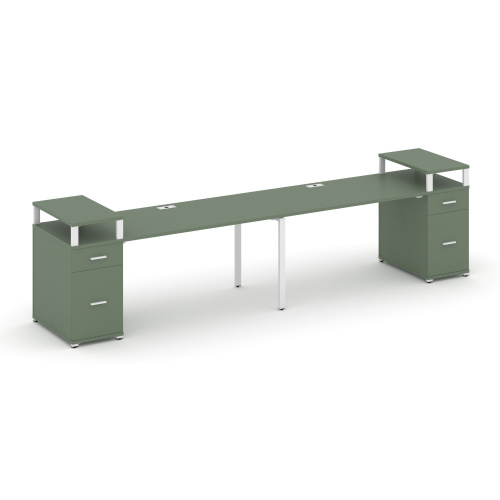 Бенч-система на 2 места с 2 опорными тумбами Concept CN.ORS-431 Бенч-система на 2 места с 2 опорными тумбами Concept CN.ORS-431