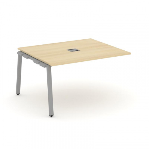 Style Project Проходной наб. элем. перег. стола SN-6A.NSPRG-032 Акация Лорка/Металл Белый 1180*1180*