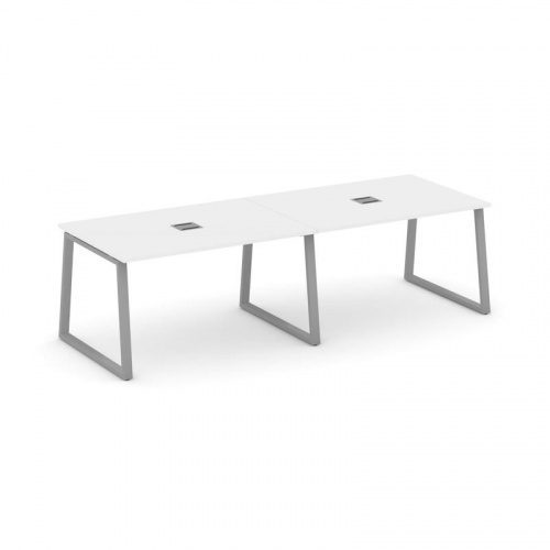 Style Project Стол переговорный SN-6T1.SPRG-011 Акация Лорка/Металл Антрацит/Заглушка Металл Антраци фото 17