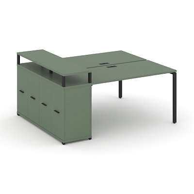 Бенч-система с опорным распашным шкафом Concept CN.DRS-224