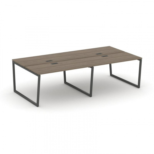 Style Project Рабочая станция 2-х сторон. SN-4T2.DRS-034 Акация Лорка/Металл Антрацит/Заглушка Пласт фото 25