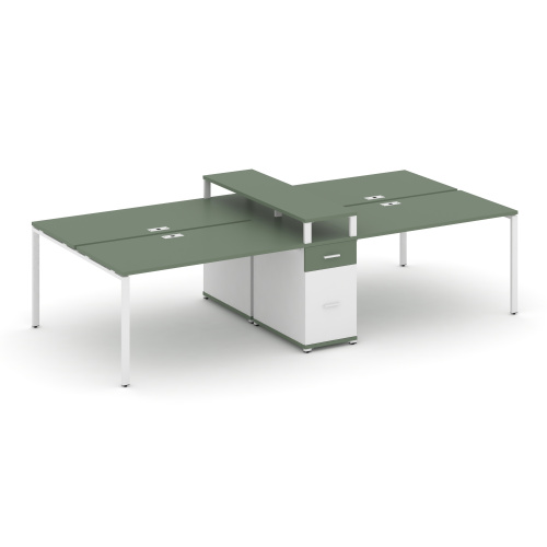 Бенч-система на 4 места с 1 опорной тумбой Concept CN.DRS-438 фото 5