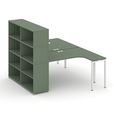 Бенч-система с опорным стеллажом с надставкой Concept CN.DSA-208