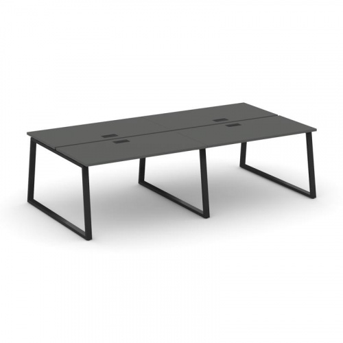 Style Project Рабочая станция 2-х сторон. SN-6T1.DRS-052 Акация Лорка/Металл Антрацит/Заглушка Пласт фото 4