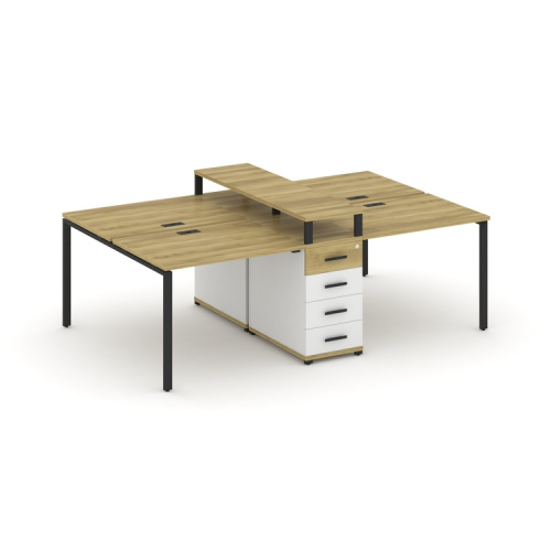 Бенч-система на 4 места с 1 опорной тумбой Concept CN.DRS-433 фото 6 Бенч-система на 4 места с 1 опорной тумбой Concept CN.DRS-433 фото 6