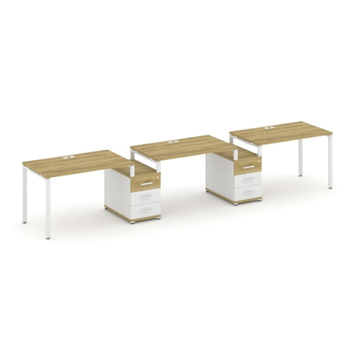 Бенч-система на 3 места с 2 опорными тумбами Concept CN.ORS-326 фото 11