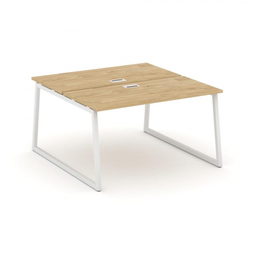 Style Project Рабочая станция 2-х сторон. SN-4T1.DRS-002 Акация Лорка/Металл Антрацит/Заглушка Пласт фото 3