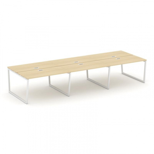 Style Project Рабочая станция 2-х сторон. SN-4T2.DRS-064 Акация Лорка/Металл Антрацит/Заглушка Пласт фото 21