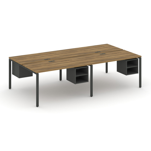 Бенч-система на 4 места с подвесными тумбами Concept CN.DRS-128