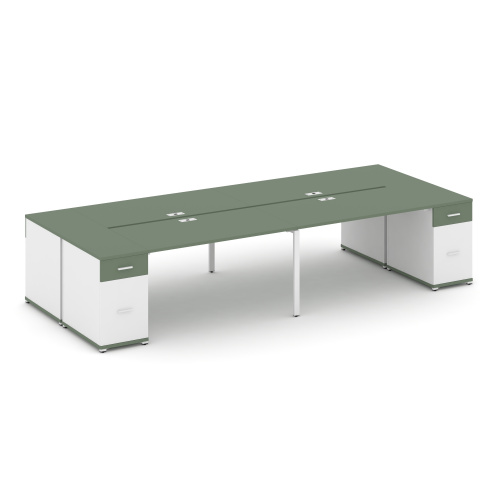 Бенч-система на 4 места с 2 опорными тумбами Concept CN.DRS-430 фото 5 Бенч-система на 4 места с 2 опорными тумбами Concept CN.DRS-430 фото 5