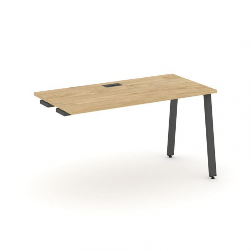 Style Project Стол-приставка к опор. элем. SN-6A.OPRS-022 Дуб Табак/Металл Белый 1180*800*750 фото 19