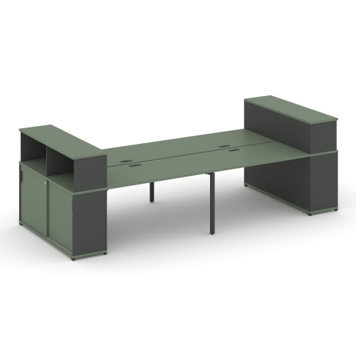 Бенч-система с опорными шкафами-купе Concept CN.DRS-281 фото 2